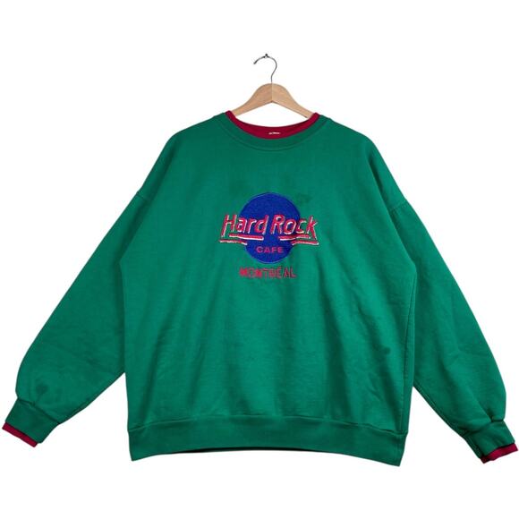 Vintage Hard Rock Cafe Montreal Crewneck XL - Picture 1 of 7